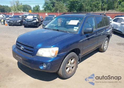 2004 Toyota Highlander V6 z USA, uszkodzony, nr VIN JTEEP21A840025685